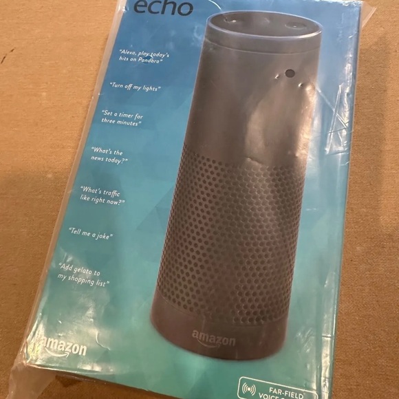 NIB Amazon Echo (1st Generation) Smart Assistant - Black - Picture 2 of 7